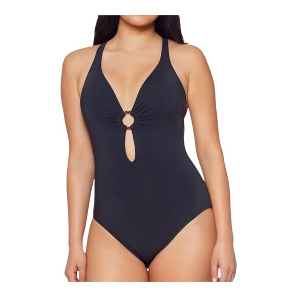 Women's Bleu Rod Beattie Ring Me Up Cross-Back One Piece Swimsuit, size 12 - Picture 2 of 14